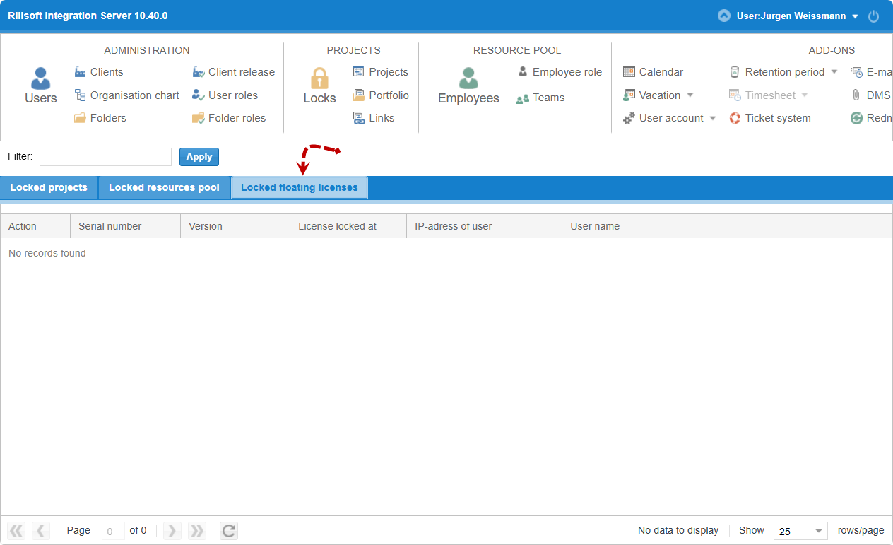All license seats are already in use by other users